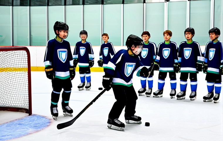 벨라루스 아이스하키 인기 - **Prompt 1: The Heart of Dinamo Minsk**
    A dynamic, wide-angle shot inside the bustling **Minsk A...