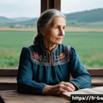 벨라루스 문학가 및 대표 작품 - **Prompt 1: The Resilient Storyteller**
    "A portrait of a thoughtful Belarusian woman, in her lat...